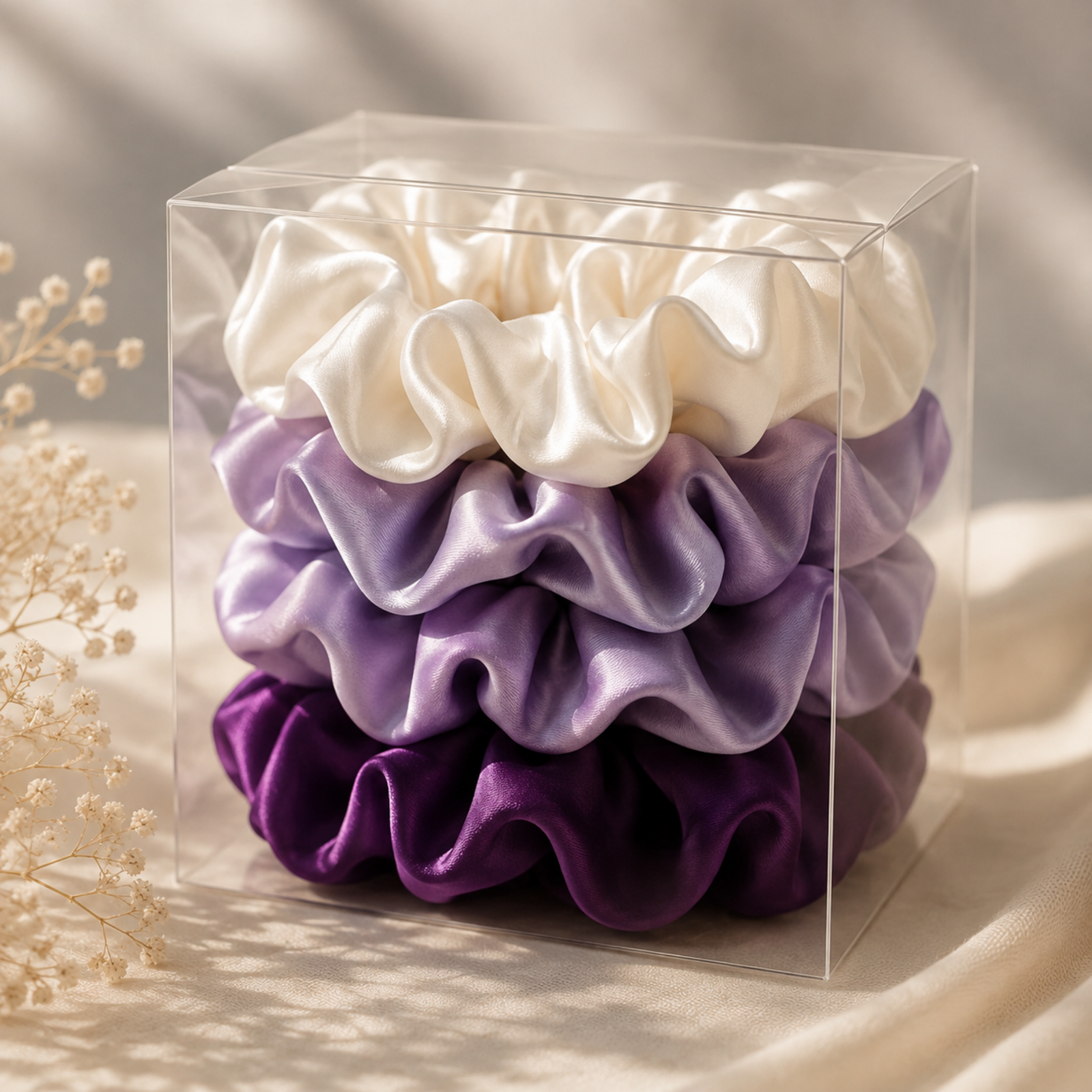 anvor-3-piece-scrunchie-set-purple.webp ANVOR 3 piece scrunchie set featuring three purple-toned scrunchies