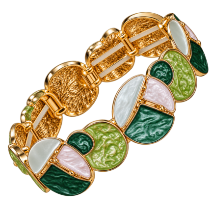Emerald Leaf Bangle